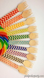 hand painted cutlery