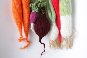 knit vegetables